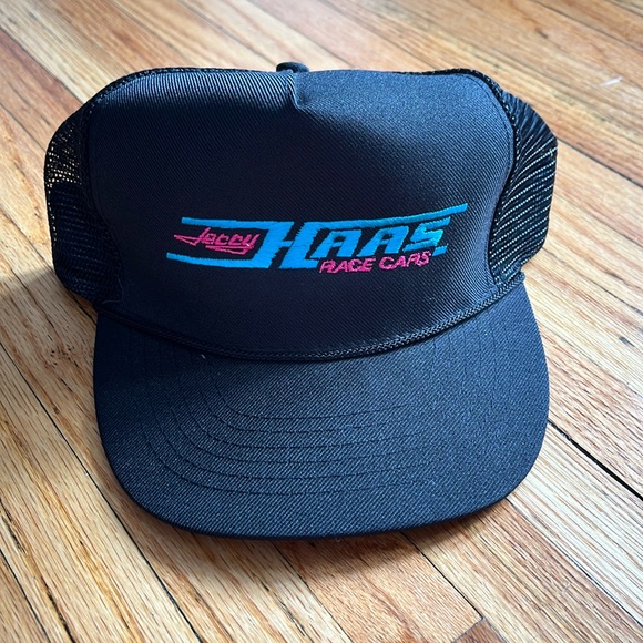 Vintage Jerry Haas Race Cars Snapback / 90s / Made In Thailand / Otto Cap - Picture 1 of 5